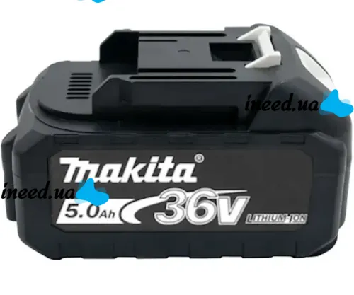 Аккумуляторный рубанок по дереву Makita DKP180 36V 5AH 2 аккумулятора Беспроводной электрорубанок Макита PCP36V 11000 об/мин 36В 5Ач в кейсе Синий