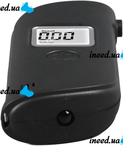 Карманный алкотестер Breath Alcohol Tester MR689 с мундштуками и LCD дисплеем, Персональный алкометр дыхания анализатор спирта HA-170 от батареек