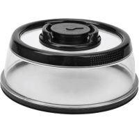 Многоразовая вакуумная крышка Press Dome Stay Fresh Longer NJ-352 19см для пакования пищевых продуктов Кухонный контейнер вакууматор для пищи Черный