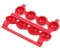 Форма для изготовления фаршированных мясных шариков Stuffed Ball Maker RS-45 фрикаделек с начинкой на 4 ячейки для приготовления котлет из пластика