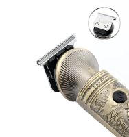 Профессиональная беспроводная машинка VGR V-962 для стрижки волос 5W, Аккумуляторный триммер бритва для окантовки бороды и усов для мужчин Золотой