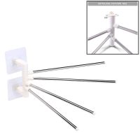Универсальный настенный полотенцесушитель держатель для ванной 4-Bar Towel Rack на 4 полотенца, Вешалка органайзер для полотенец 4 держателя Белый