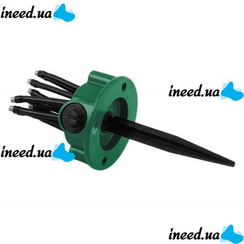 Спринклерний зрошувач насадка на шланг для поливу 12 в 1 розумна система Multifunctional Sprinkler Fresh Garden розпилювач дощуватель 360 градусів 