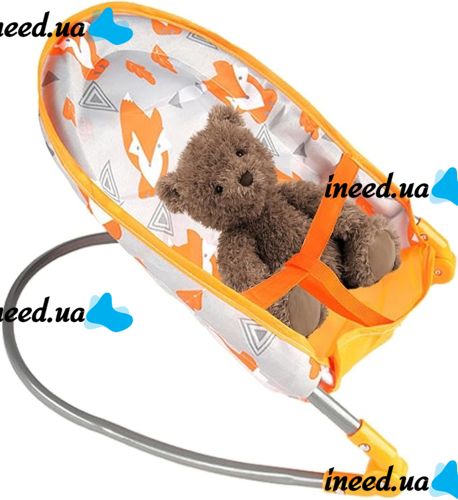 Детский набор Baby Play House CS0848-7A Лисички качели шезлонг качалка коляска и кукла, Комплект с куклой и аксессуарами для куклы и игрушек