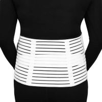 Elastic bandage Vitaly Prenatal Belt NJ-138 for pregnant women prenatal and postpartum, Breathable Belt for abdominal and back support with Velcro White