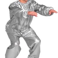 Костюм сауна для похудения Sauna Suit термо костюм Сауна Сьют похудение с эффектом сауны, Костюм-сауна весогонка для сгонки веса жиросжигания Серый