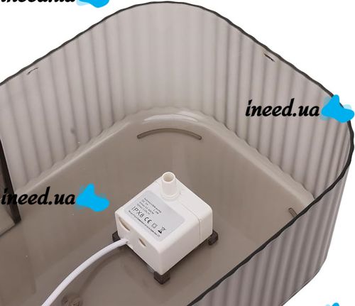 Автоматический фонтан для воды кормушка для домашних животных 2 в 1 LY-429 3л с миской, Двойной диспенсер для собак и кошек с чашей для еды Зеленый