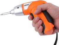 Беспроводная электроотвертка Tools Tuoye Cordless Screw, Аккумуляторный мини шуруповерт с 4 битами и адаптером, Электро отвертка 4 биты в комплекте