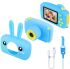 Children's Rechargeable Camera DVR Baby Camera XL-500R Bunny, Children's Digital Camera 7688 600mAh, Digital Camera for Children Blue