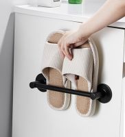 Настенная одинарная вешалка держатель Towel Rack AND-78-10 для хранения и сушки полотенец и тапочек 38 см Полотенцедержатель органайзер на стену
