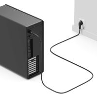 Сетевой шнур питания для PC компьютера и ноутбука 220-250V 10A 1.5 м, Кабель для блока питания, монитора