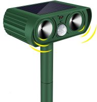 Ультразвуковой отпугиватель животных кротов и грызунов Solar Pest Reppeler ZF-858 на солнечной батарее, Аккумуляторный прибор кротоотпугиватель