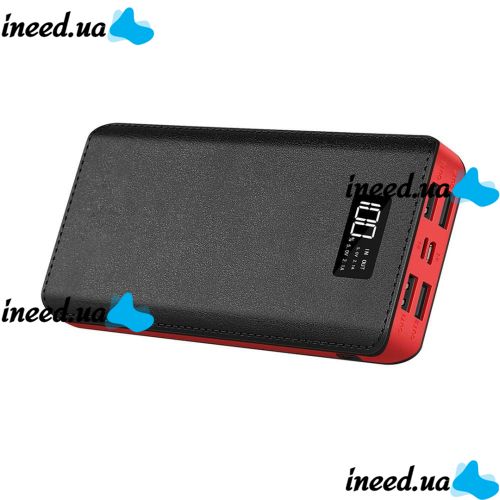 Внешний портативный аккумулятор Power Bank UKC M9 50000 mAh 2.1A Black c LCD дисплеем, повербанк, портативное зарядное 50000mah