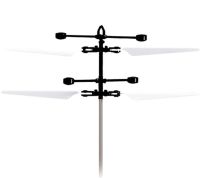 Летающий робот Robot Flying Aircraft VIATOYS PC520 летит за рукой, Индукционная летающая USB игрушка с сенсорным управлением от руки и подсветкой