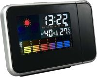 Настольные часы с проектором времени Kronos DS-8190 метеостанция  Color Screen Calendar