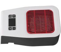 Настольный электрический обогреватель UKC PH-8006 900W с пультом ДУ и таймером, Керамический портативный тепловентилятор с дисплеем от сети Белый