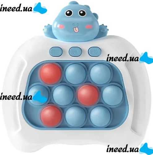 Детская игрушка головоломка Quick Pop It Baby Dragon интерактивная электронная приставка антистресс поп ит для снятия стресса на батарейках от 3-х лет