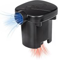 Электрический автоматический компрессор насос Lebecom Air Pump GR-109 для накачки надувных матрасов, мячей и лодок 3 переходника 220V от сети
