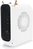 Напольный спиральный обогреватель тепловентилятор Voltronic JIEBO-N8 500W с рожками оленя, Переносной настольный электрообогреватель Deer Белый