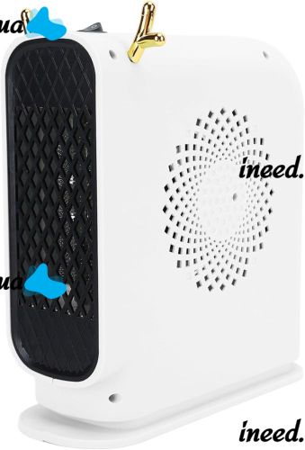 Напольный спиральный обогреватель тепловентилятор Voltronic JIEBO-N8 500W с рожками оленя, Переносной настольный электрообогреватель Deer Белый