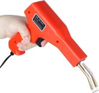 Электрический паяльник степлер Plastic Welding Gun H50 для пластика со скобами разных видов, Пистолет для пайки пластмассы и бамперов от сети 220V
