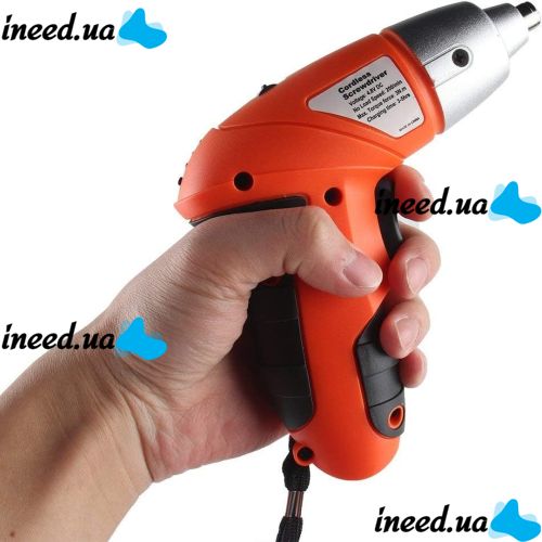 Беспроводная электроотвертка Tools Tuoye Cordless Screw, Аккумуляторный мини шуруповерт с 4 битами и адаптером, Электро отвертка 4 биты в комплекте