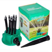 Спринклерний зрошувач насадка на шланг для поливу 12 в 1 розумна система Multifunctional Sprinkler Fresh Garden розпилювач дощуватель 360 градусів 