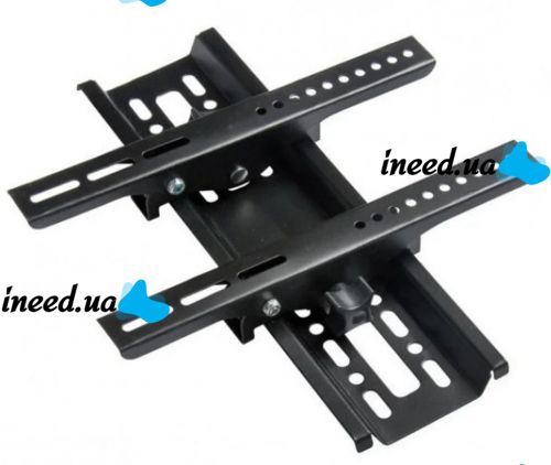 Настенное крепление для телевизора, монитора 15-42 дюймов, до 40 кг Tilting Wall Mount HT-001 с наклоном Черный, Настенный кронштейн 15"-42"