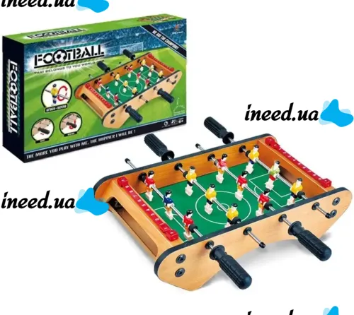 Настольная детская игра футбол Football Champions 2218 по 6 игроков в команде со счетчиком голов, Настольный набор 12 игроков на двоих для детей