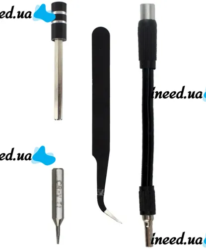 Універсальний комплект магнітних викруток 28 в 1 Screwdriver Set SW-91025 в кейсі, набір з 24 Викрутки пінцет і Подовжувач валу для розбору техніки