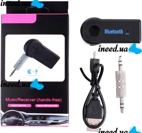 Автомобильный FM ресивер BT350D Car receiver Bluetooth AUX 3,5 мм беспроводной трансмиттер для магнитолы, авто адаптер, модулятор в машину с блютуз