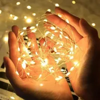 Outdoor Rechargeable Garland dew with Lamp X-Balog CH-515 20 Meters Warm light, Travel Lamp with Garland KXK-828 from USB Warm White