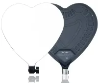 Светодиодная лампа для фото в виде Сердца LED Light RL-500 30x49 см без штатива для фото и видео, Студийная селфи лампа видеосвет 3 режима с пультом