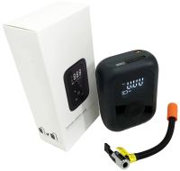 Аккумуляторный автомобильный компрессор насос Inflator Pump VX-309 для подкачки шин, Беспроводной воздушный автокомпрессор с экраном CZK-4234