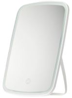 Cosmetic Touch Makeup Mirror Jordan Judy LED Xiaomi Rechargeable with Backlight , Table Mirror 33 LED on Stand White