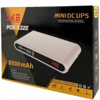 Источник бесперебойного питания ИБП UPS SKE POE-532E для WI-Fi роутера 5V 9V 12V Power Bank 8800 mAh бесперебойник 17W для POE 15V 24V модема Белый