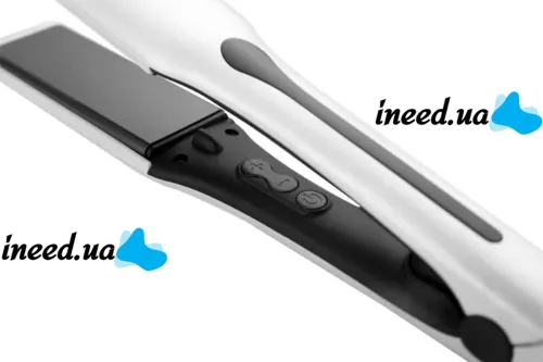 Professional Curling Iron Straightener VGR V-556 for Straightening and Curling Hair with 55W LED Display, Hair Styling Tongs V 556 White