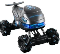 Игрушечная детская машинка автомобиль Акула S-Drift S883 с пультом ДУ, Гоночная машина 2,4 ГГц с подсветкой и паром на радиоуправлении для детей