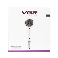 Профессиональный фен для волос VGR V-414 с насадками для сушки и укладки волос 2200W, Электрический фен с концентратором и холодным обдувом