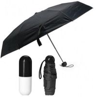 Компактный зонт-капсула Capsule Umbrella, Карманный зонт капсула в футляре, Капсульный складной мини зонтик