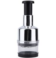 Ручной пресс измельчитель Onion Vegetable Food Chopper SF-462 для измельчения лука и чеснока с крышкой, Чеснокодавка чоппер из нержавеющей стали