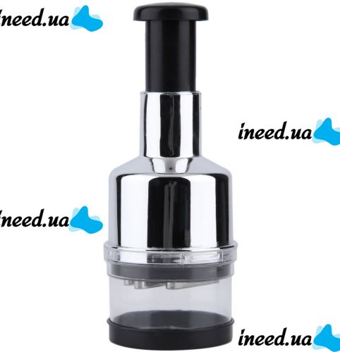 Ручной пресс измельчитель Onion Vegetable Food Chopper SF-462 для измельчения лука и чеснока с крышкой, Чеснокодавка чоппер из нержавеющей стали