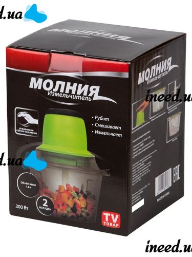 Electric Chopper with Two-tier Blade Leomax Zipper Green ZS-8986 300w 6 in 1 Universal Kitchen Blender Green Chopper Blender