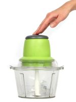 Electric Chopper with Two-tier Blade Leomax Zipper Green ZS-8986 300w 6 in 1 Universal Kitchen Blender Green Chopper Blender
