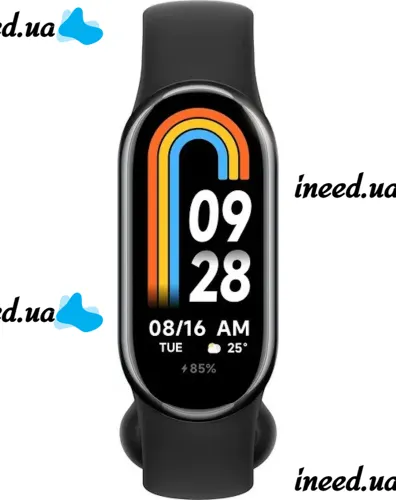 Фитнес браслет Xiaomi Mi Band M8 FitPro с шагомером, измерением давления и пульса, Спортивные смарт часы на руку Сяоми Smart Watch М8 Черные