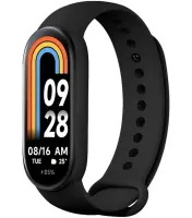 Фитнес браслет Xiaomi Mi Band M8 FitPro с шагомером, измерением давления и пульса, Спортивные смарт часы на руку Сяоми Smart Watch М8 Черные