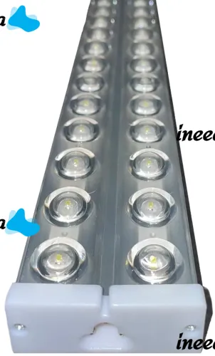 Светодиодная потолочная лампа с линзами Tube Light T10 120 см 6500K Электрический модульный светильник фонарь на стену SMD 36W от сети 220V Белая
