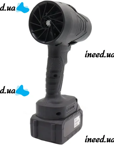 Cordless Blower ETP LD18-21V Cordless Blower ETP LD18-21V for snow and leaf removal with 2 batteries, Cordless Dust Blower Black