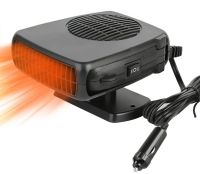 Автомобильный обогреватель салона от прикуривателя Auto Heater HJ-703 Fan 12 volt DC 200W авто дуйка, Тепловентилятор автодуйка 200 Вт Черный