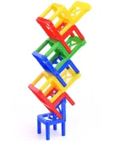 Настольная развивающая игра Chair Stacking Стулья балансиры 36 стульев, Игра башня дженга Балансирующие стулья для развития мелкой моторики от 6 лет